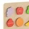 Flash Furniture Bright Beginnings Commercial Grade Birch Plywood STEM Fruit Shapes Puzzle Board, Natural/Multicolor MK-MK00620-GG - alternate 8